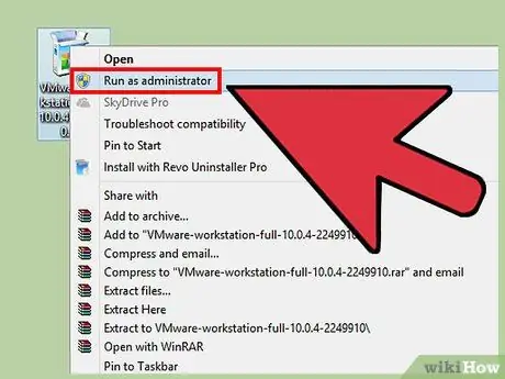 Użyj VMware Workstation Krok 3