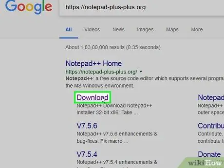 Gunakan Notepad ++ Langkah 2