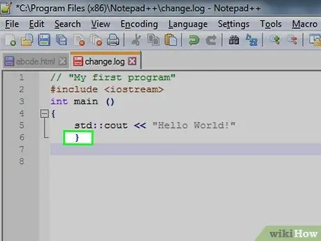 Gunakan Notepad ++ Langkah 26