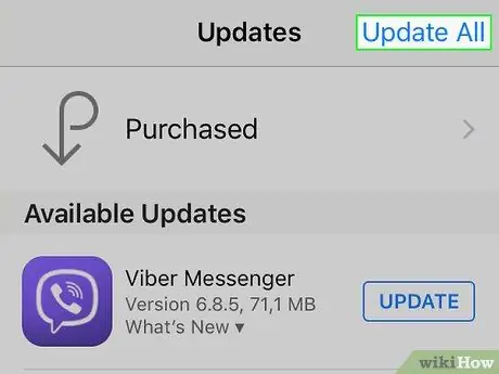 Update an App from the App Store on an iPhone Step 3