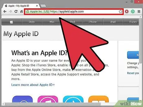 Apple ID: n löytäminen Vaihe 1