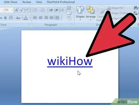 ضع ارتباط تشعبي في Microsoft PowerPoint الخطوة 6