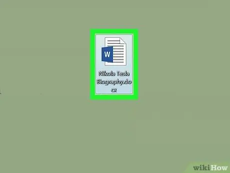 Paikutin ang Teksto sa Microsoft Word Hakbang 1