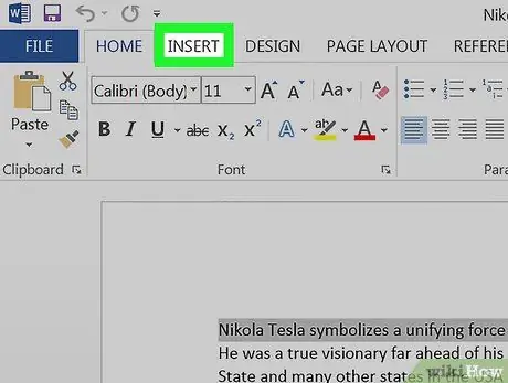 Microsoft Word дээр текст эргүүлэх 3 -р алхам