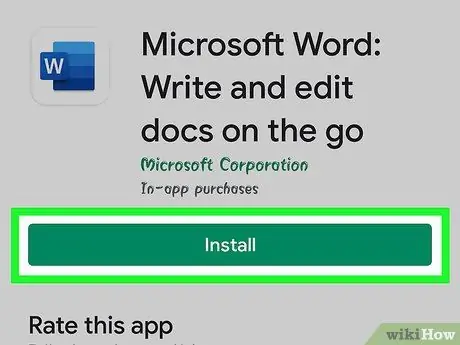 Atsisiųskite „Microsoft Word“22 veiksmas