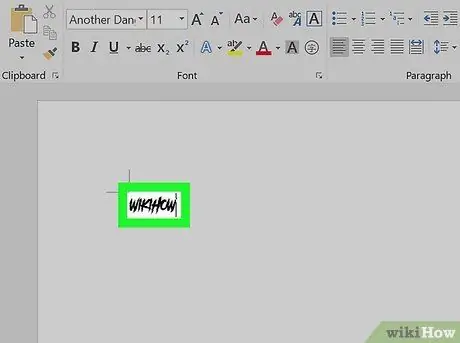 Přidejte písmo v aplikaci Microsoft Word, krok 17