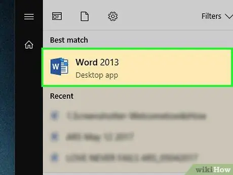 Redline на документ в Microsoft Word Стъпка 1