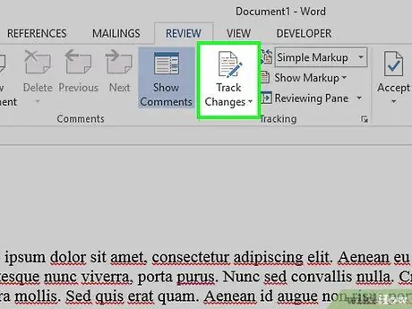 Redline một tài liệu trong Microsoft Word Bước 3