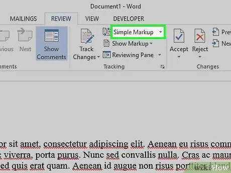 Redline ένα έγγραφο στο Microsoft Word Βήμα 4