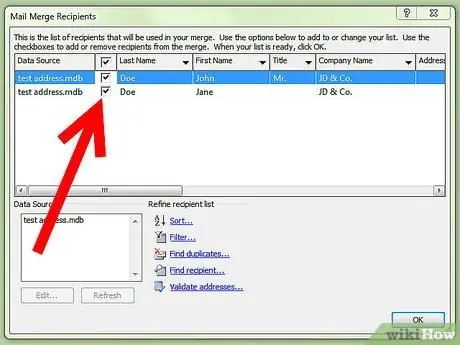 Combinar correspondencia en Microsoft Word Paso 4