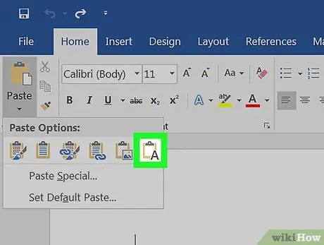 Excel'i Word'e Dönüştür 7. Adım