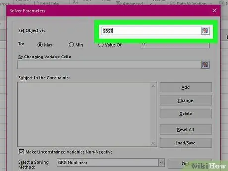 Microsoft Excel бағдарламасында Solver бағдарламасын қолданыңыз 12 -қадам