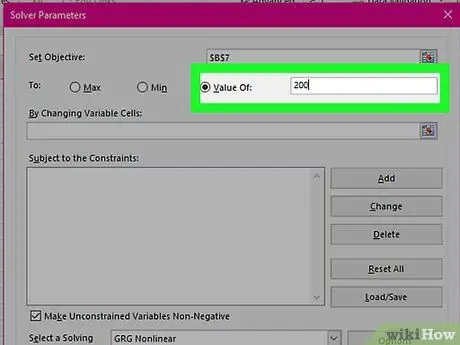 ใช้ Solver ใน Microsoft Excel ขั้นตอนที่ 13