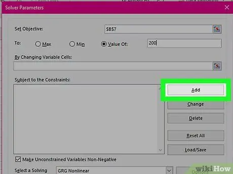 ใช้ Solver ใน Microsoft Excel ขั้นตอนที่ 14