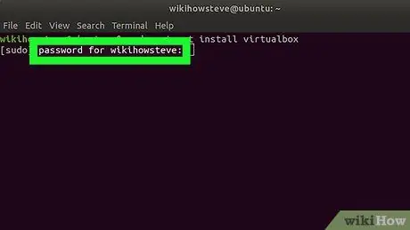 VirtualBox Adım 18'i yükleyin