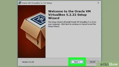 Įdiekite „VirtualBox“5 veiksmą