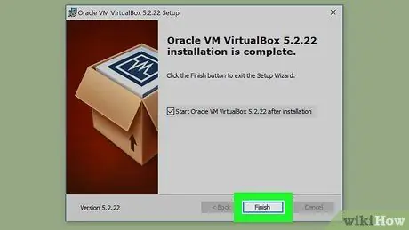 Įdiekite „VirtualBox“7 veiksmą