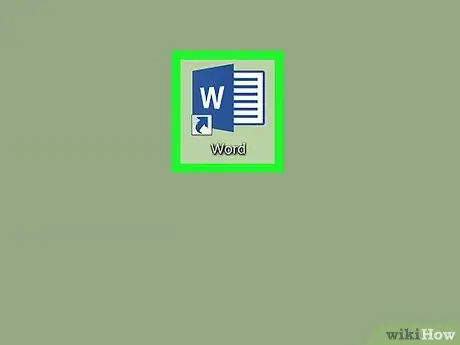 Insérer une ligne dans Word Étape 1