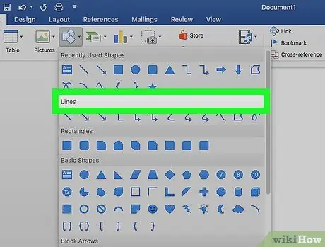 Insérer une ligne dans Word Étape 12