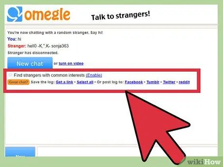 Use Omegle Step 6