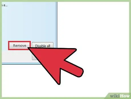 Disable Add Ons Step 13