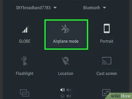 የ Android ስልክን በአውሮፕላን ሁኔታ ውስጥ ያስገቡ ደረጃ 2