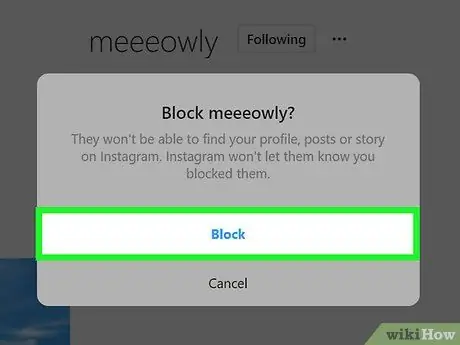 Bloquejar i desbloquejar usuaris a Instagram Pas 17