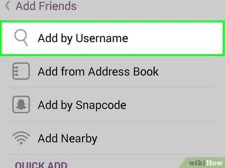 Add Friends on Snapchat Step 4