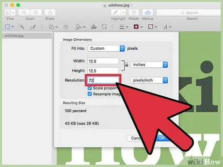 चित्र का आकार बदलें (मैक के लिए) चरण 5