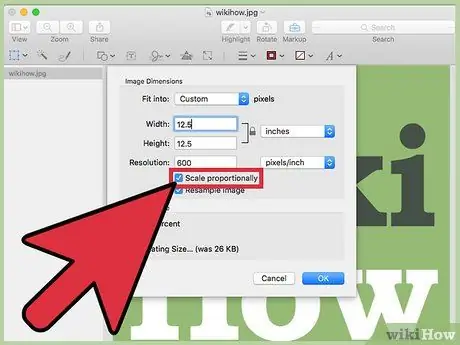 Ubah saiz gambar (untuk Mac) Langkah 7