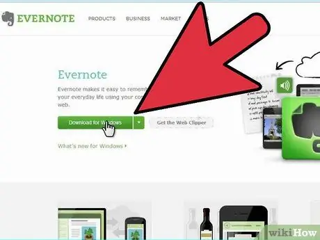 Instalar y usar Evernote Paso 1