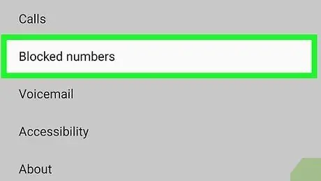 Bloquer un numéro sur Android Étape 10