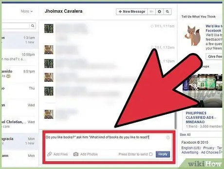 Začnite konverzáciu s chlapom na Facebooku, krok 11