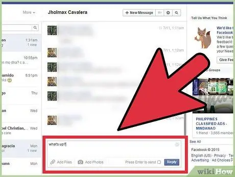 Начать разговор с парнем на Facebook Шаг 13