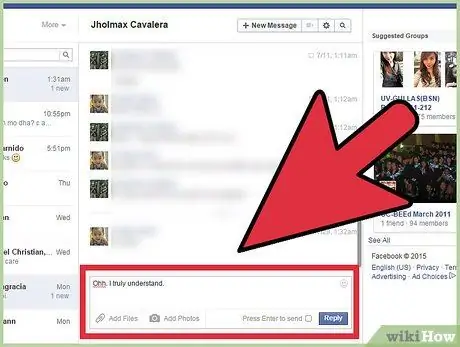 Bắt đầu cuộc trò chuyện với một chàng trai trên Facebook Bước 20