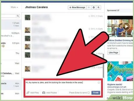 Začnite konverzáciu s chlapom na Facebooku, krok 9