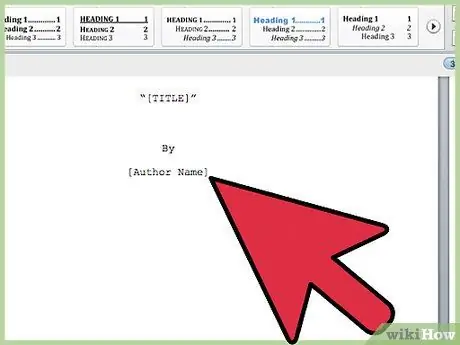 Scrieți scenarii folosind Microsoft Word Pasul 11