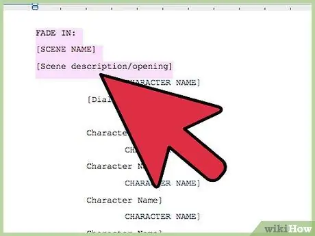 Sumulat ng Mga Screenplay Gamit ang Microsoft Word Hakbang 6