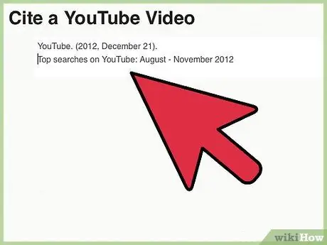 Sitere en YouTube -video Trinn 3
