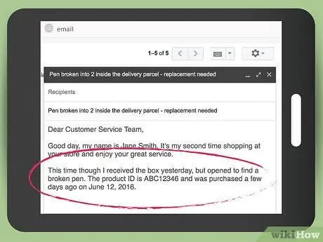 Skriv en e -post til kundeservice Trinn 11