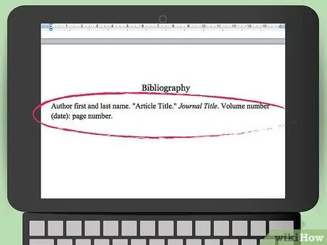 Sumulat ng isang Bibliograpiya Hakbang 11
