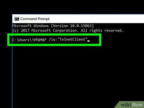 Tonton Star Wars di Command Prompt Langkah 2