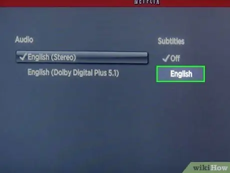 Obtenga subtítulos en Netflix Paso 19