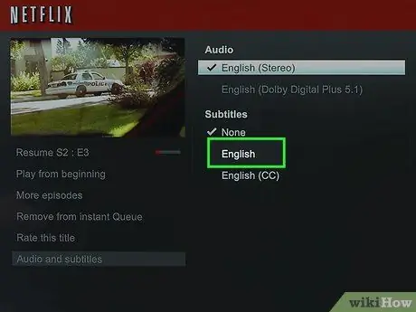 Netflix Addım 30 -da Altyazıları alın