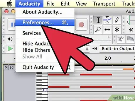 Faire un MP3 ou WAV à partir d'un MIDI en utilisant Audacity Étape 2