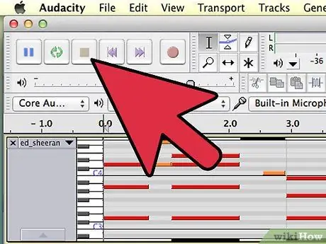 Feu un MP3 o WAV d’un MIDI mitjançant l’Audacity Pas 6