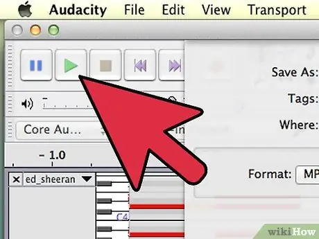 สร้าง MP3 หรือ WAV จาก MIDI โดยใช้ Audacity ขั้นตอนที่7