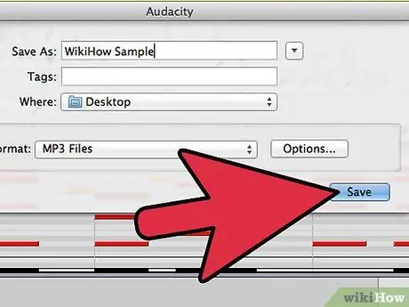 Feu un MP3 o WAV d’un MIDI mitjançant l’Audacity Pas 9