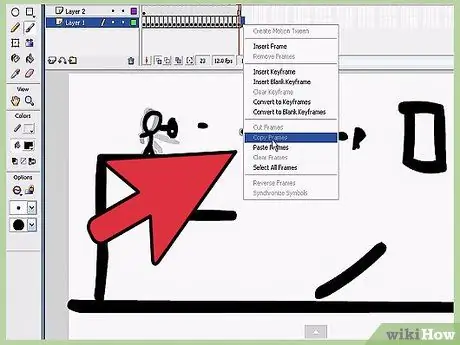 Feu una animació senzilla a Macromedia Flash Pas 7