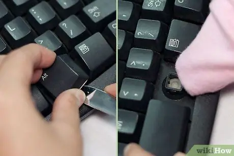 Reparieren Sie eine verklemmte Tastaturtaste Schritt 4